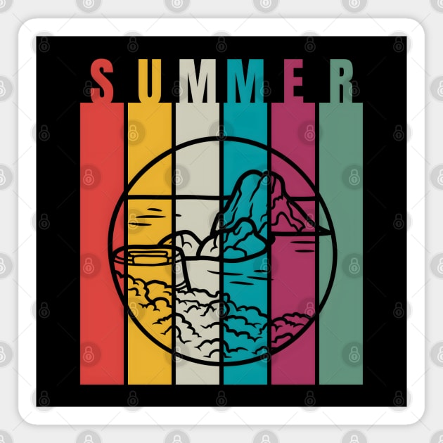 Summer Vibes Magnet by MakerMind8.2